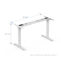 Bases Office Desk Motorisierte Schreibtisch Tisch Design Stahlmöbel Büro Sit-Standard weißer Büroschreibtisch